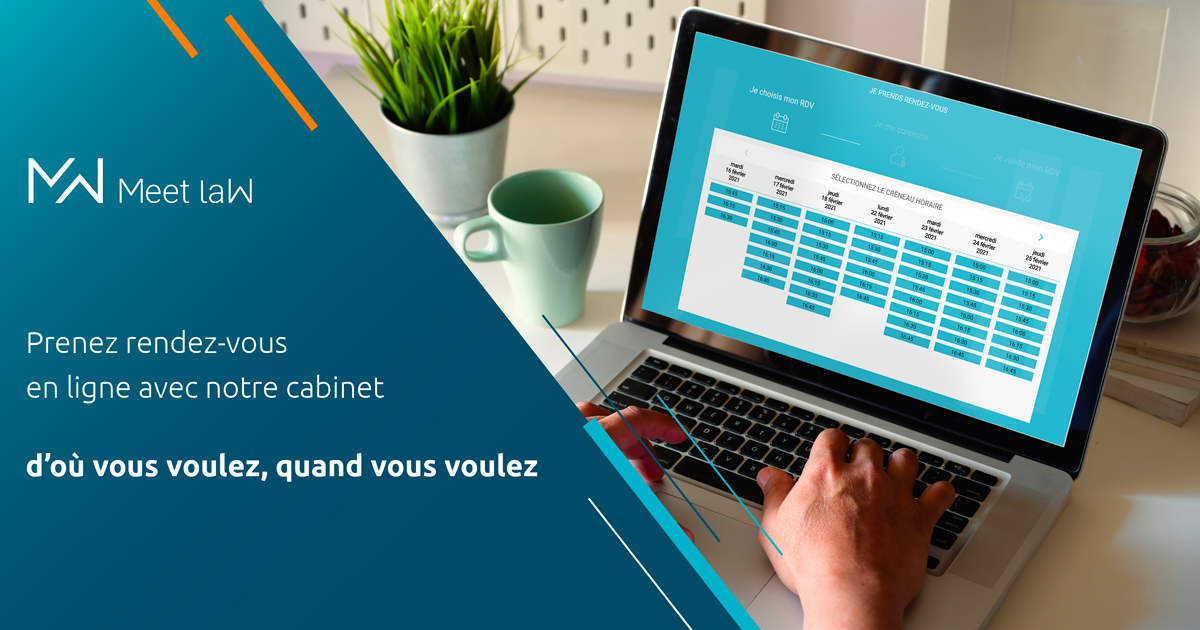 Besoin d'un avocat en droit de la famille ? Prenez RDV avec notre cabinet en quelques clics via Meet laW
